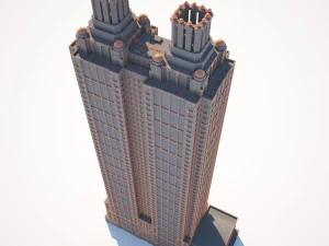 191 Peachtree Tower-Downtown Atlanta 3D Model