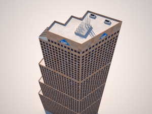 Georgia-Pacific Tower 3D मॉडल