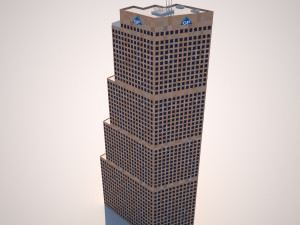 Georgia-Pacific Tower 3D मॉडल