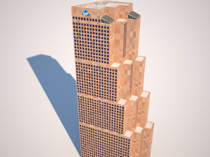 Georgia-Pacific Tower 3D मॉडल