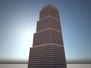 Georgia-Pacific Tower 3D मॉडल