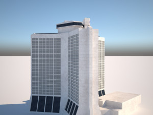 Hotel Hilton Atlanta Modello 3D