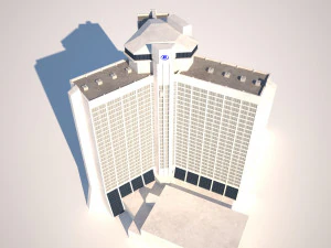 Hotel Hilton Atlanta 3D Model
