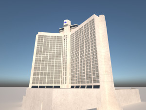 Hotel Hilton Atlanta Modello 3D