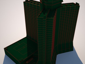 Hotel Hilton Atlanta Modello 3D