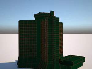 Hotel Hilton Atlanta 3D Model