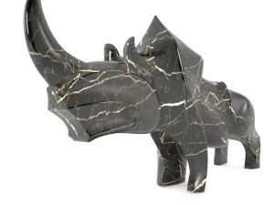 Rhino figurine 3D Model