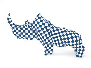 Rhino figurine 3D Model