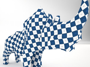 Rhino figurine 3D Model