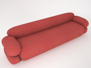 Sofa 70s Modelo 3D