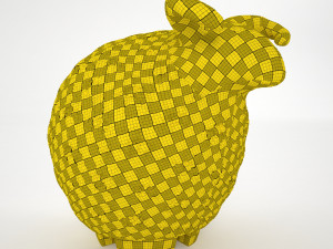 Sheep figurine 3D मॉडल
