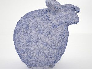 Sheep figurine 3D मॉडल