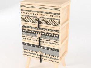 Meja samping tempat tidur Model 3D