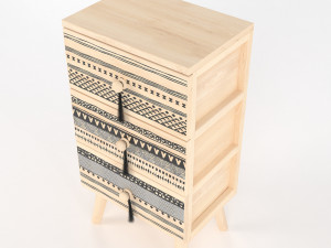 Bedside table 3D मॉडल