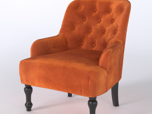 Chesterfield armchair 3D 模型