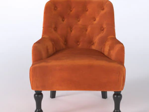 Chesterfield armchair 3D Model