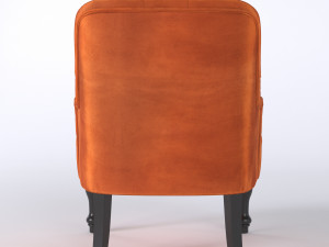 Chesterfield armchair 3D Model