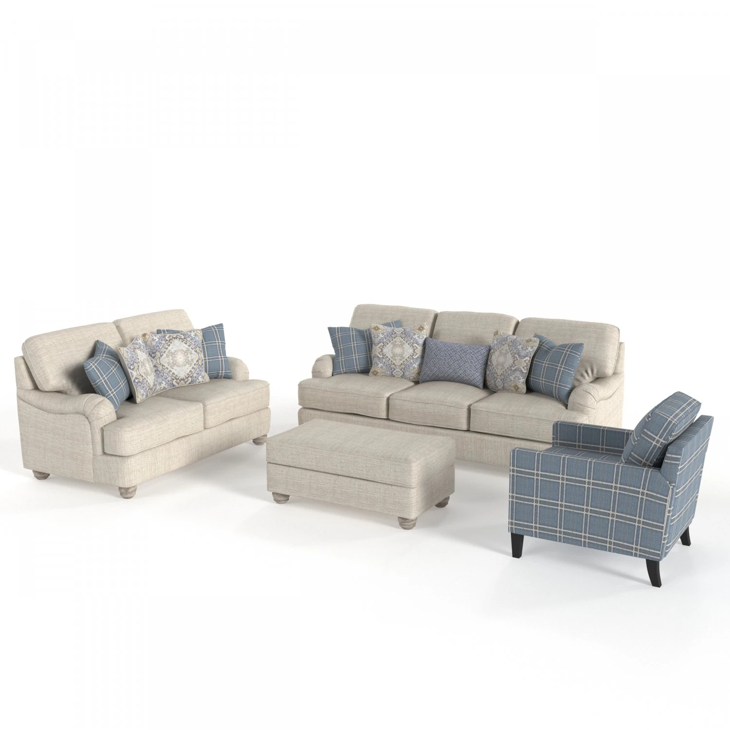 Traemore by Benchcraft 3D Model .c4d .max .obj .3ds .fbx .stl .blend 