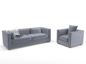 Blake Sofa5 3D Model