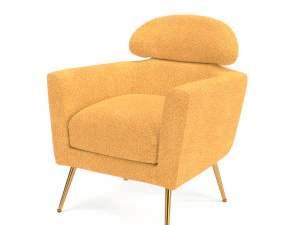 Kursi Berlengan Berlapis Tillie Model 3D