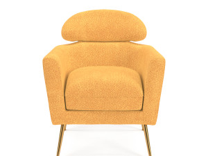 Tillie Upholstered Armchair 3D मॉडल