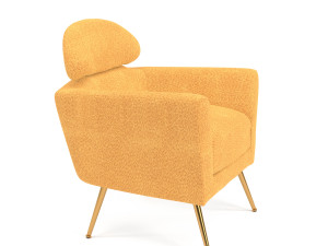 Tillie Upholstered Armchair 3D मॉडल