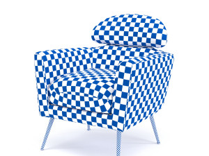 Tillie Upholstered Armchair 3D मॉडल
