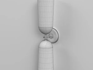 梳妆台灯 3D 模型