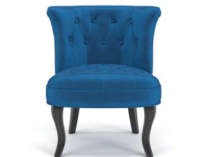 Grenier Upholstered Barrel Chair 3D Model
