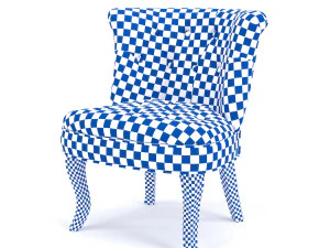 Grenier Upholstered Barrel Chair 3D Model