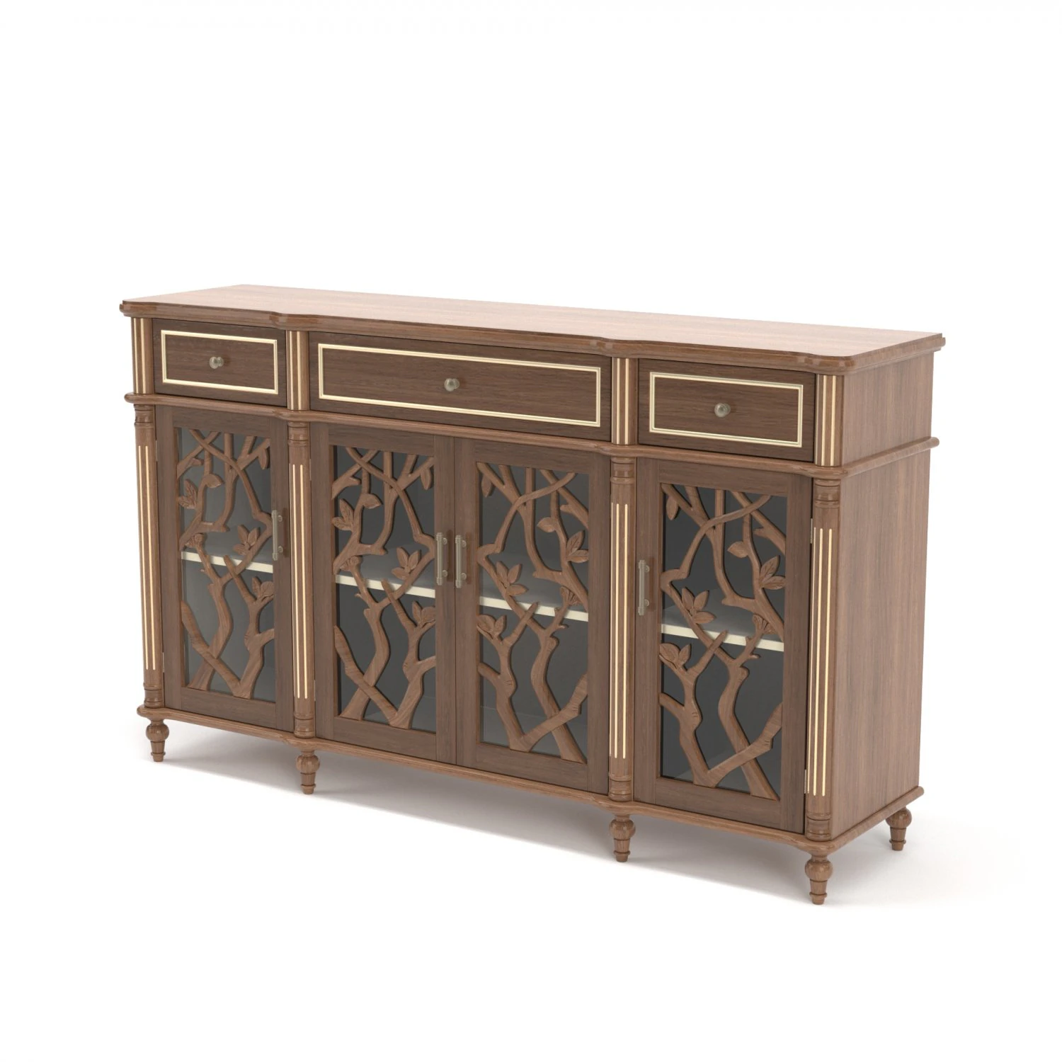 Alfie-Lee 629 Sideboard 3D Model .c4d .max .obj .3ds .fbx .stl .blend 