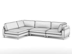 Sectional Sofa 3D मॉडल