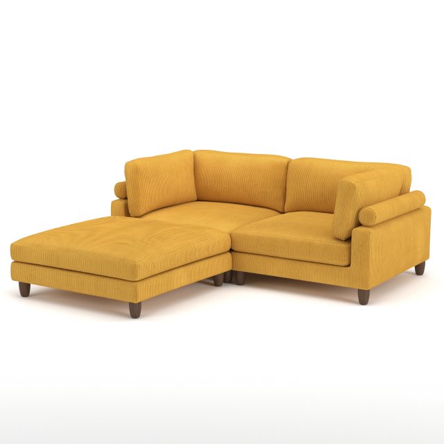 Sectional Sofa 3D-Modell .c4d .max .obj .3ds .fbx .stl .blend 