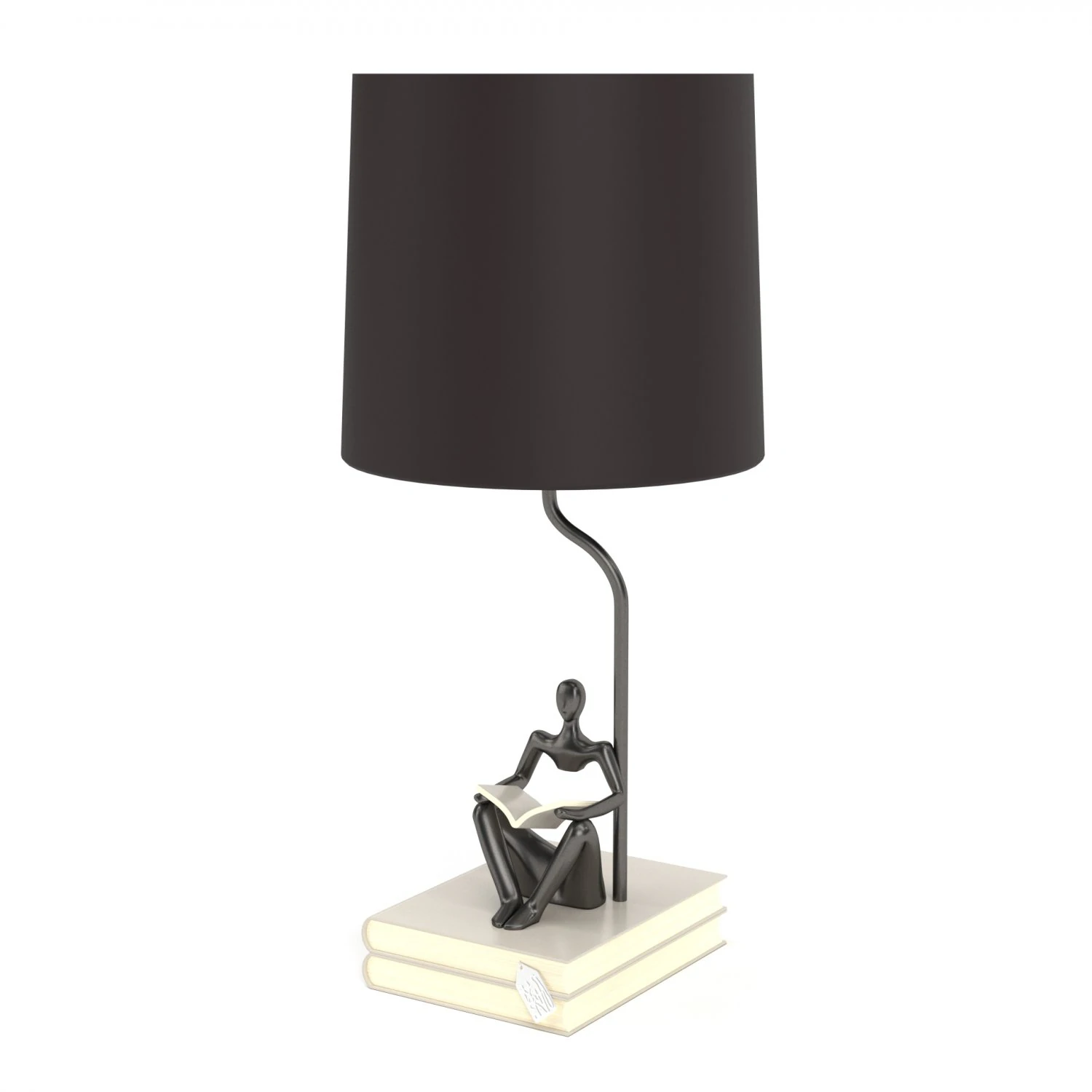 Resin table lamp 3D Model .c4d .max .obj .3ds .fbx .stl .blend 