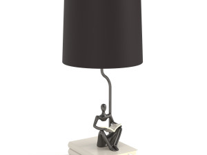 Resin table lamp 3D Модель