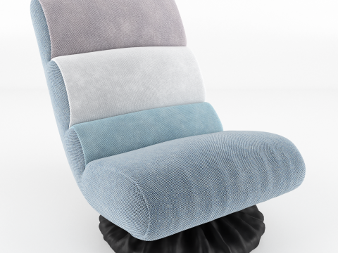 Adjustable floor chair Modello 3D