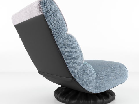 Adjustable floor chair Modello 3D