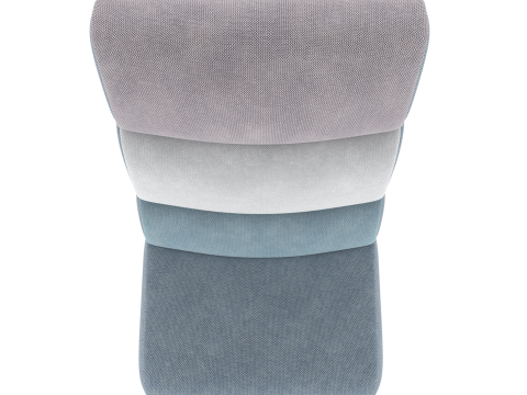 Adjustable floor chair Modello 3D