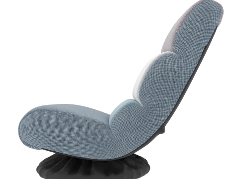 Verstellbarer Bodenstuhl 3D Modell
