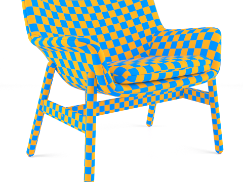 Vedbo Gunnared armchair Modello 3D
