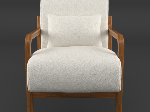 Attic armchair 3D-Modell