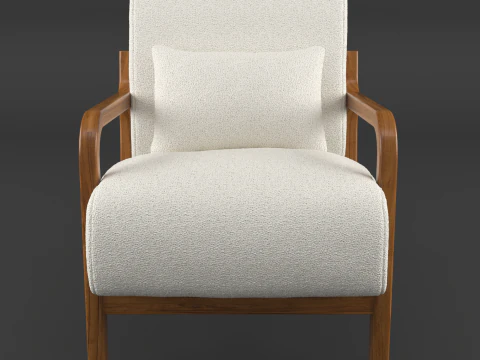 Attic armchair 3D Model