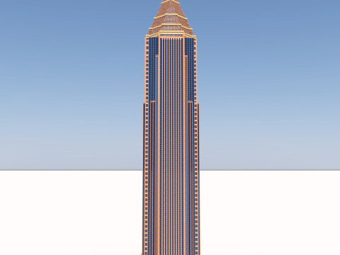 뱅크 오브 아메리카 플라자 3D 모델