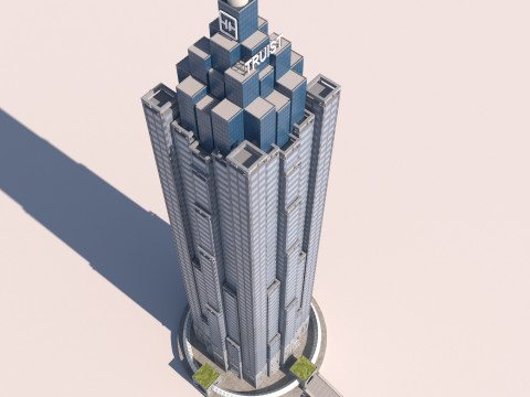 Truist Plaza building 3D Model