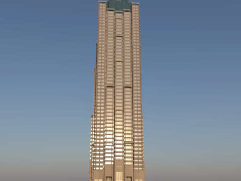 Truist Plaza building 3D Model