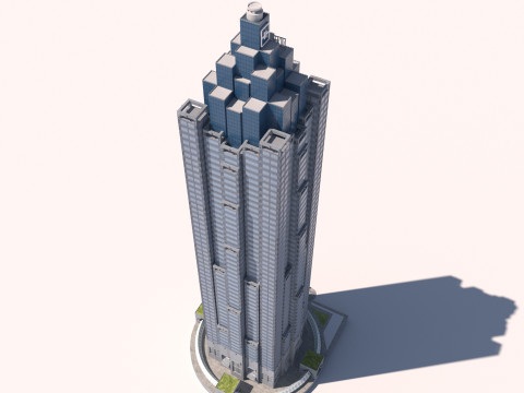 Truist Plaza building 3D Model