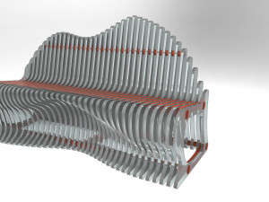 parametric sofa Modèle 3D