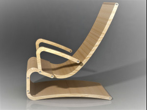 garden armchair 3D Model