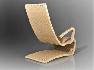 garden armchair 3D Model