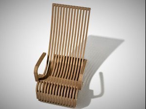 garden armchair 3D Model